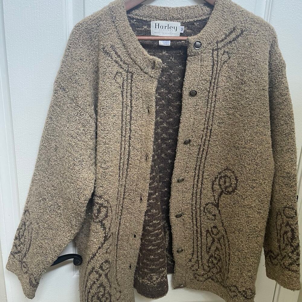 Harley of Scotland merino wool sweater